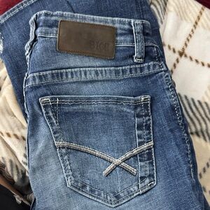 BKE Straight Leg Blue Jeans